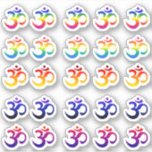 Ohm sticker verloopkleurenpakket (Voorkant)