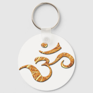 Ohm-symbool in Bronze (Sleutelhanger) Sleutelhanger