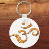 Ohm-symbool in Bronze (Sleutelhanger) Sleutelhanger (Voorkant)