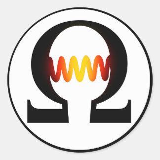 Ohm Symbool Sticker