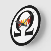 Ohm Symboolklok Ronde Klok (Hoek)