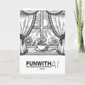 Ohm, vrouw die yoga doet | gekke wereld kaart (Achterkant)