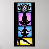 Ohm Yoga Meditation Poster (Voorkant)