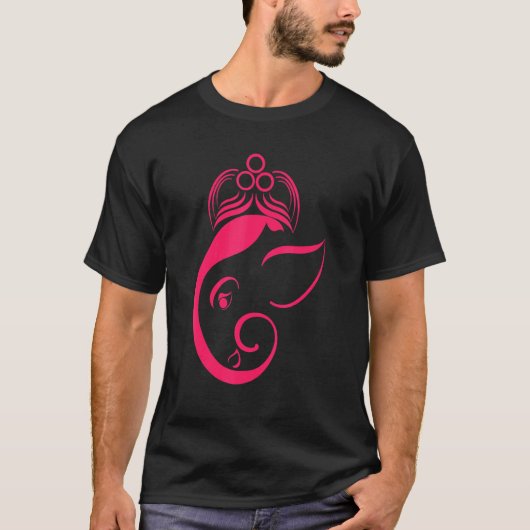 Ohm Yoga Third Eye Isha Hindu Linga 8 T-shirt (Voorkant)