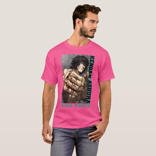Ohma Tokita - Kengan Ashura T-shirt (Voorkant volledig)