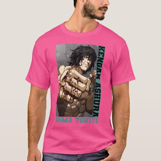 Ohma Tokita - Kengan Ashura T-shirt (Voorkant)