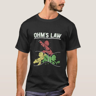 Ohms Law Grappig Shirt.Elektrische Elektronica Eng T-shirt
