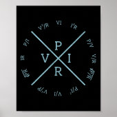 Ohms Law Power Wheel - Electrical Electronics Engi Poster (Voorkant)