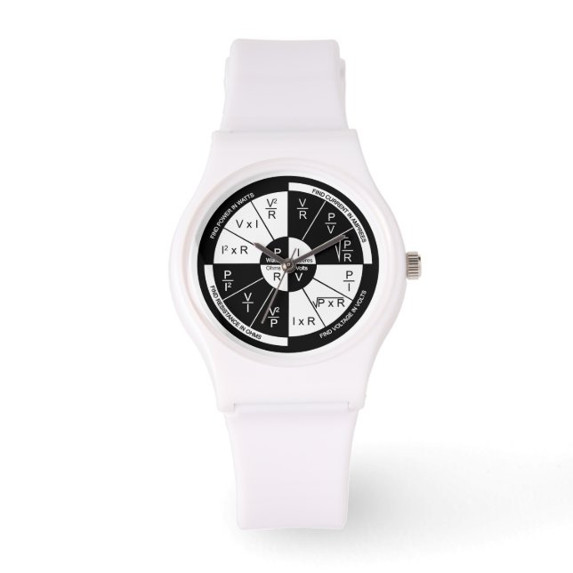 Ohm's Law Wristwatch Horloge (Voorkant)