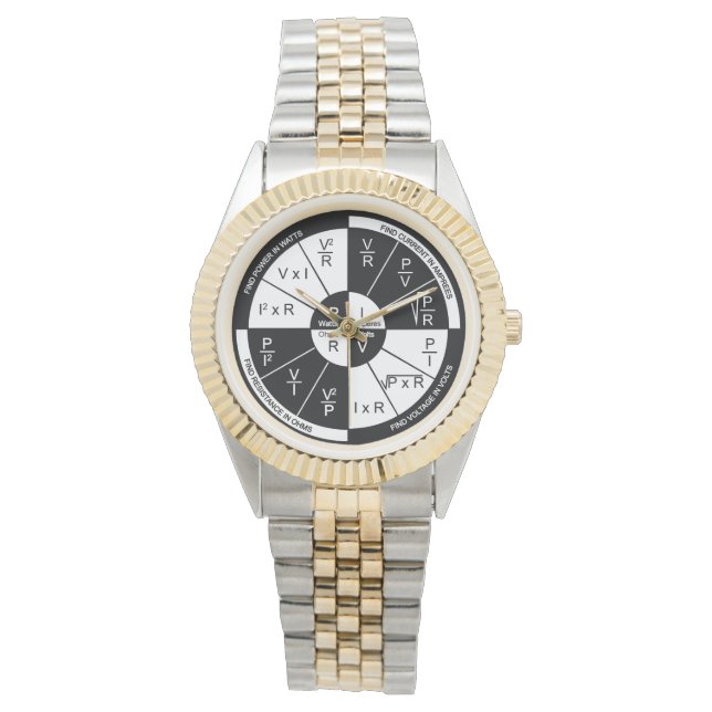 Ohm's Law Wristwatch Horloge (Voorkant)