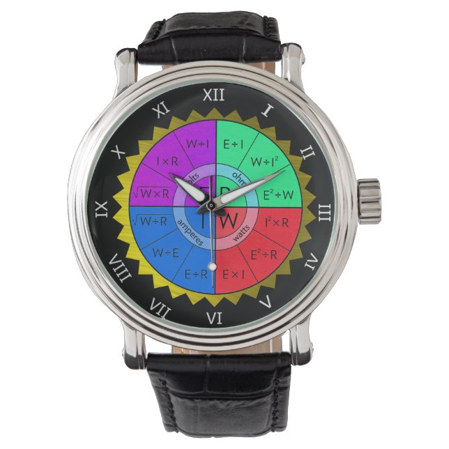 OHMS LAW- WRISTWATCH HORLOGE (Voorkant)