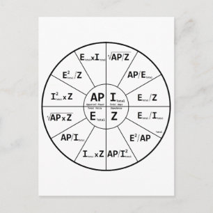 Ohms-wet voor AC Briefkaart