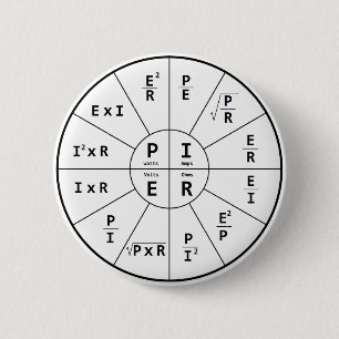 Ohm's wet voor DC Ronde Button 5,7 Cm