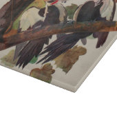 Ohn James Audubon Grote Specht Vogelprent Snijplank (Hoek)