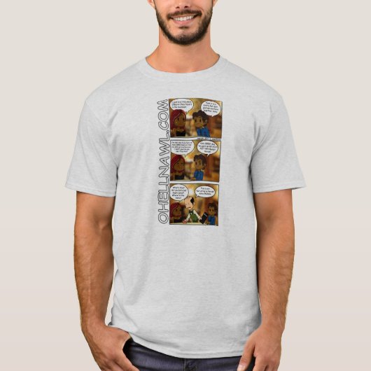 OHN Strip - Het @ss Menu niet opgeven T-shirt (Voorkant)