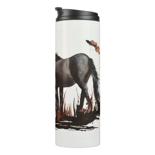 Ohodamaya (respect) thermosbeker (Geroteerd rechts)