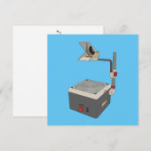 OHP 80s 90s Overhead Projector Bedankkaart (Voorkant / Achterkant)