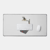 OHP 80s 90s Overhead Projector Bureaumat (Keyboard & Muis)