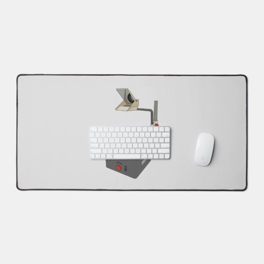 OHP 80s 90s Overhead Projector Bureaumat (Keyboard & Muis)