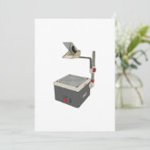 OHP 80s 90s Overhead Projector Kaart (Staand voorkant)