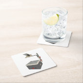 OHP 80s 90s Overhead Projector Kartonnen Onderzetters (Insitu)