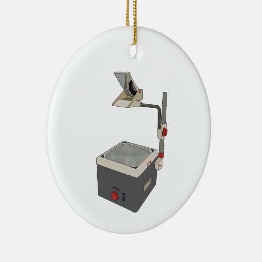 OHP 80s 90s Overhead Projector Keramisch Ornament (Rechts)