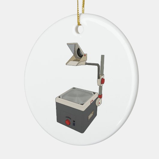 OHP 80s 90s Overhead Projector Keramisch Ornament (Links)