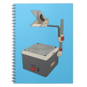 OHP 80s 90s Overhead Projector Notitieboek (Voorkant)
