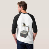 OHP 80s 90s Overhead Projector T-shirt (Achterkant volledig)