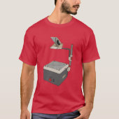 OHP 80s 90s Overhead Projector T-shirt (Voorkant)