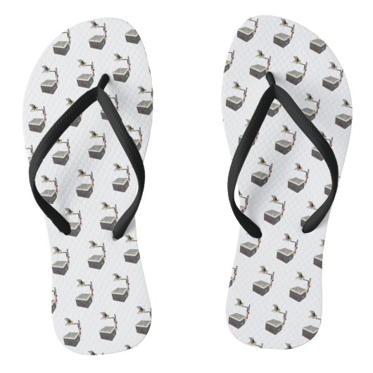 OHP 80s 90s Overhead Projector Teenslippers (Voetbed)