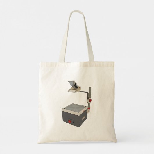 OHP 80s 90s Overhead Projector Tote Bag (Achterkant)