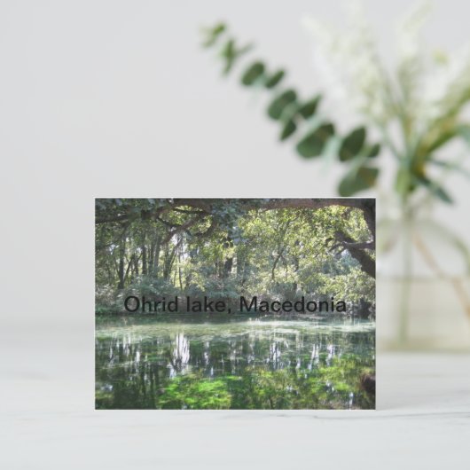 Ohrid Lake, Macedonië Briefkaart (Staand voorkant)