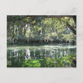 Ohrid Lake, Macedonië Briefkaart