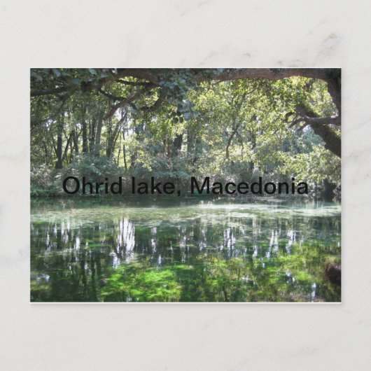 Ohrid Lake, Macedonië Briefkaart (Voorkant)