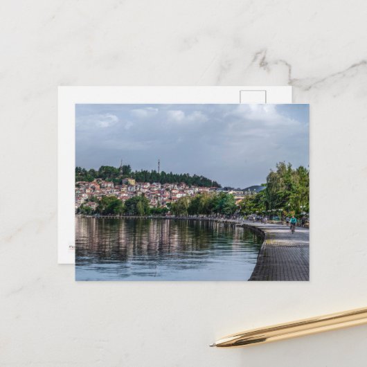 Ohrid - Macedonië Briefkaart (Voorkant / Achterkant in situ)