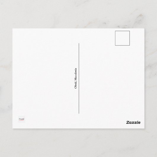 Ohrid - Macedonië Briefkaart (Achterkant)