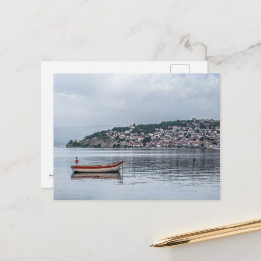 Ohrid - Macedonië Briefkaart (Voorkant / Achterkant in situ)