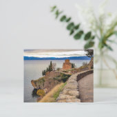 Ohrid, Macedonië landschapsfoto Briefkaart (Staand voorkant)