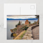 Ohrid, Macedonië landschapsfoto Briefkaart (Voorkant / Achterkant)