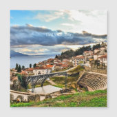 Ohrid, Macedonië panoramisch uitzicht (Voorkant)