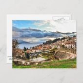 Ohrid, Macedonië panoramisch uitzicht Briefkaart (Voorkant / Achterkant)