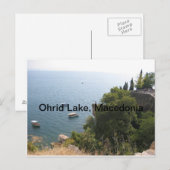Ohrid-meer, Macedonië Briefkaart (Voorkant / Achterkant)