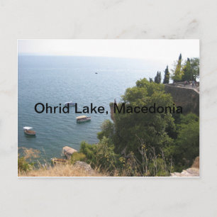 Ohrid-meer, Macedonië Briefkaart