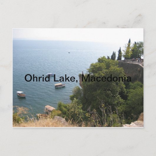 Ohrid-meer, Macedonië Briefkaart (Voorkant)