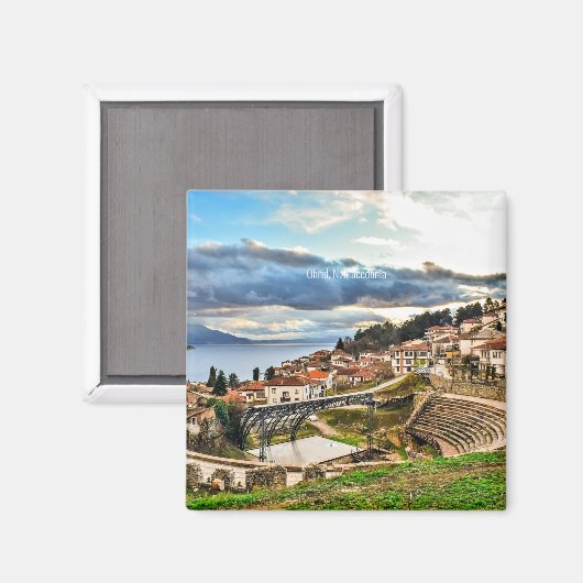Ohrid, N. Macedonië Magneet (Voorkant / Achterkant)