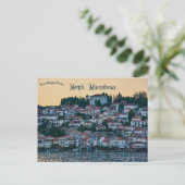Ohrid Noord-Macedonië Briefkaart (Staand voorkant)