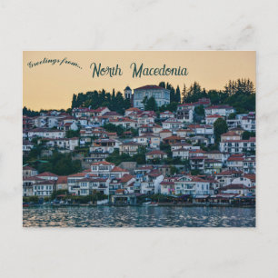 Ohrid Noord-Macedonië Briefkaart