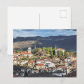 Ohrid, Noord-Macedonië pittoreske foto, Briefkaart (Voorkant / Achterkant)