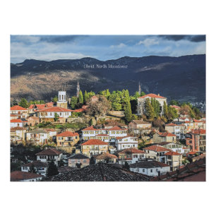 Ohrid, Noord-Macedonië pittoreske foto, Perfect Poster